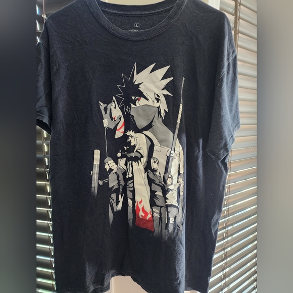 Naruto Kakashi Story Anime Tee Size Medium Pre-Loved - Picture 3 of 5